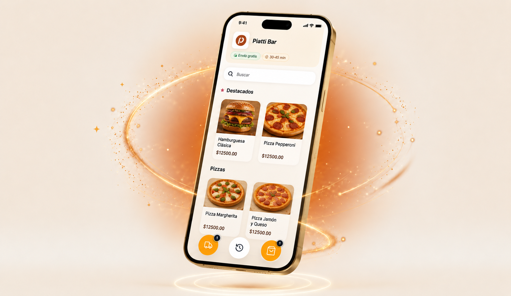 Tienda online Piatti — delivery y take away sin comisiones